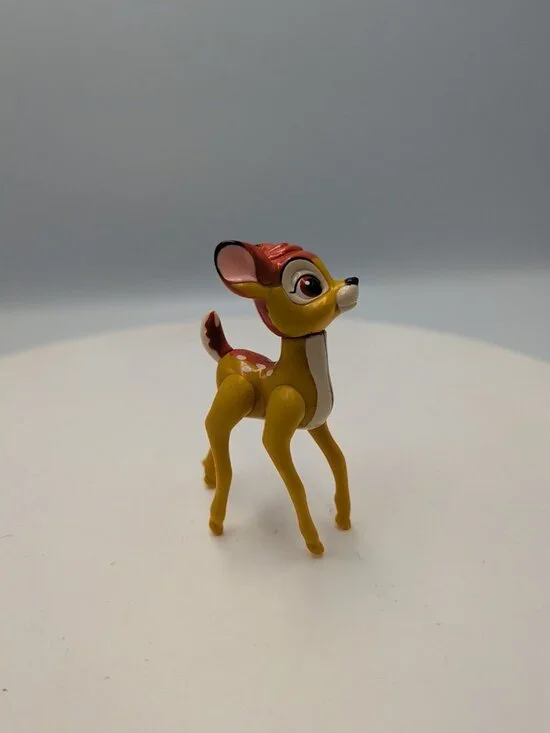 Disney Classic Bambi With Moveable Legs Deer Action Figure Collectible Cake Top - Picture 3 of 7